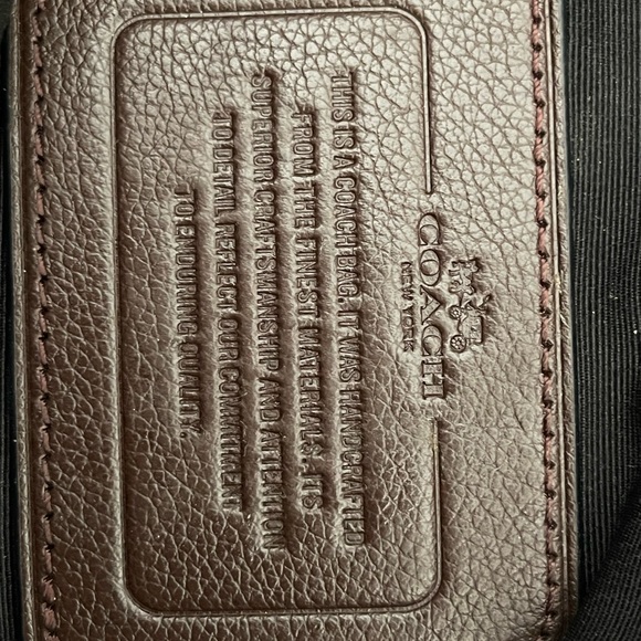 Leather men’s coach briefcase - Picture 6 of 7